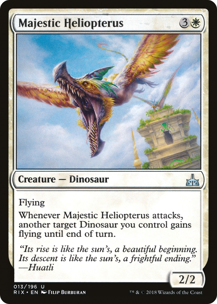 Majestic Heliopterus (013) Foil - Rivals of Ixalan