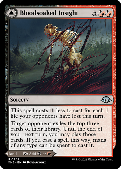 Bloodsoaked Insight (252) Foil - Modern Horizons 3
