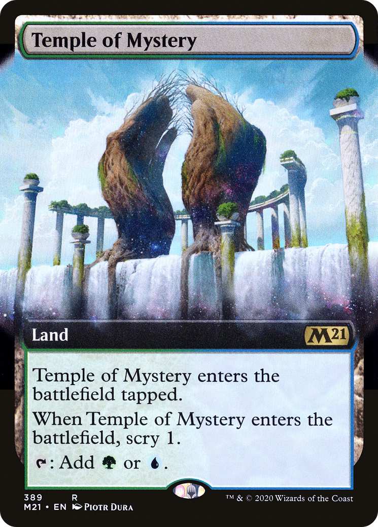 Temple of Mystery (Extended Art) (389) Foil - Core Set 2021