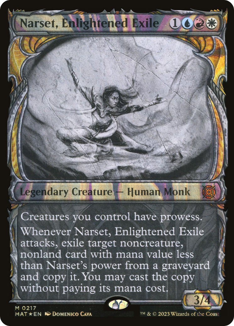 Narset, Enlightened Exile (Showcase) (217) Foil - March of the Machine: The Aftermath