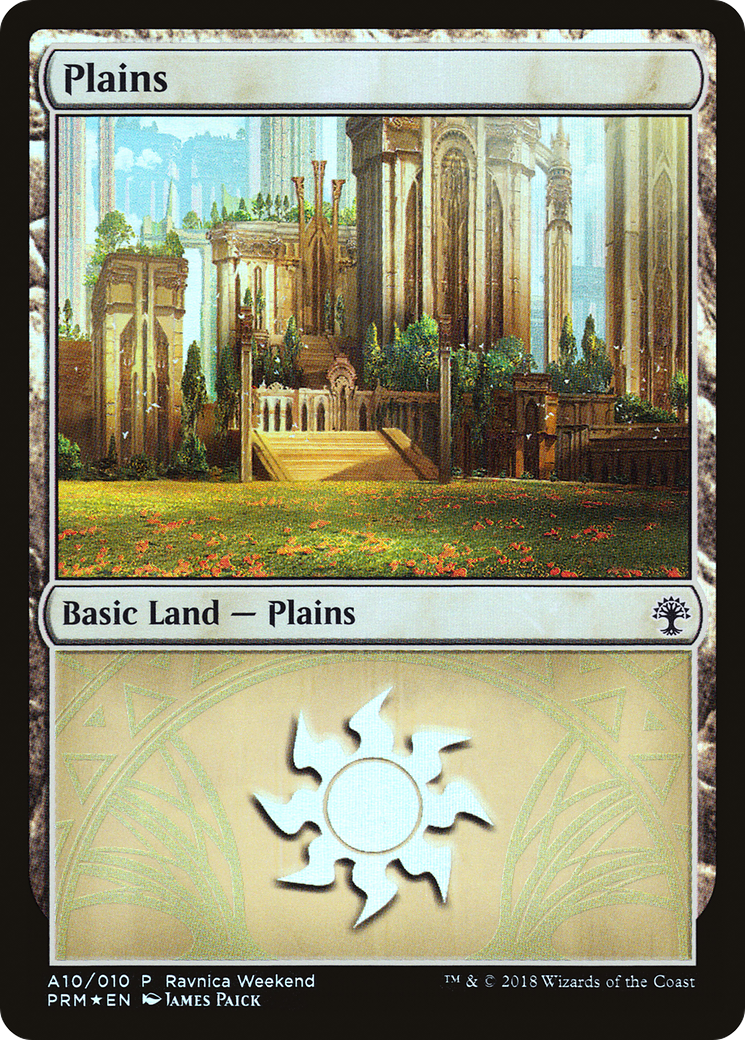Plains (A10) Foil - GRN Ravnica Weekend