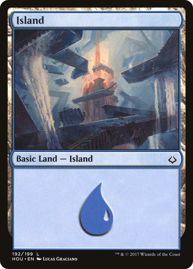 Island (192) [Hour of Devastation] Foil