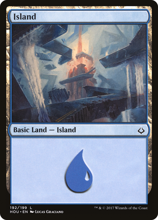 Island (192) [Hour of Devastation] Foil