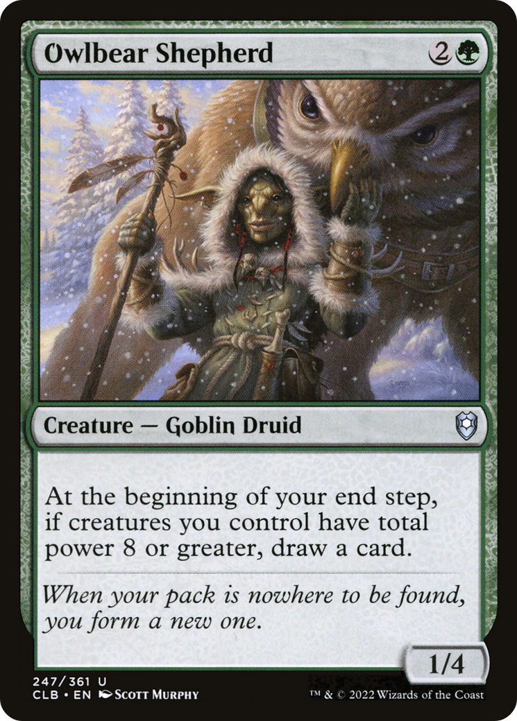 Owlbear Shepherd (247) Foil - Commander Legends: Battle for Baldur's Gate