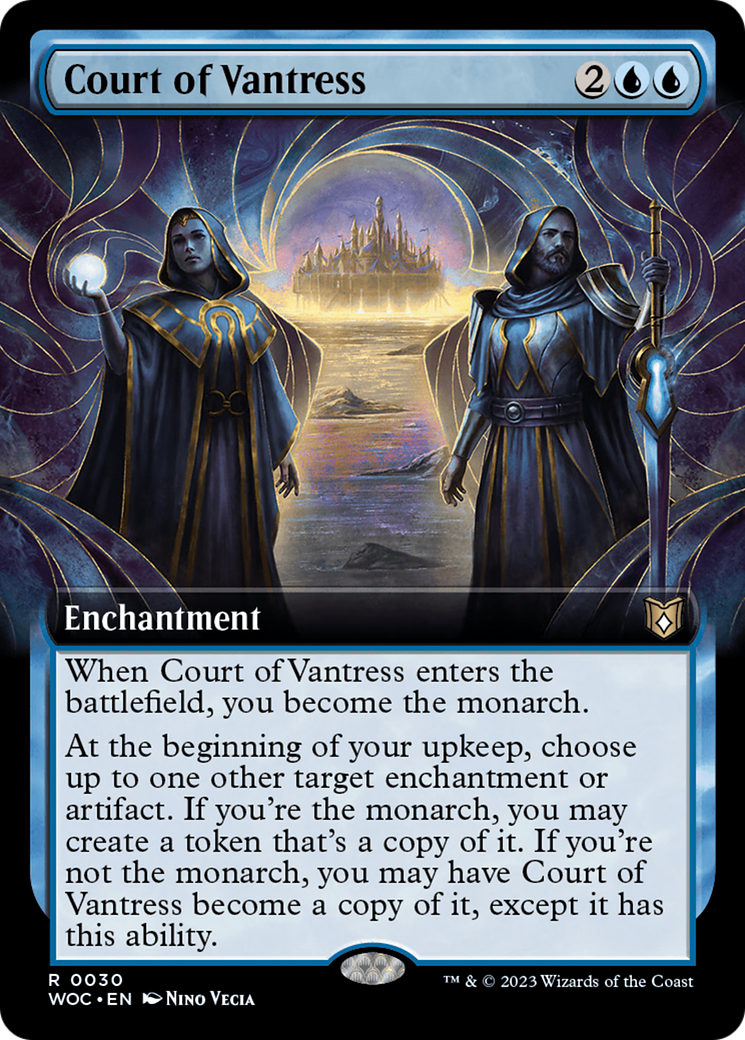 Court of Vantress (Extended Art) (030) Foil - Wilds of Eldraine Commander