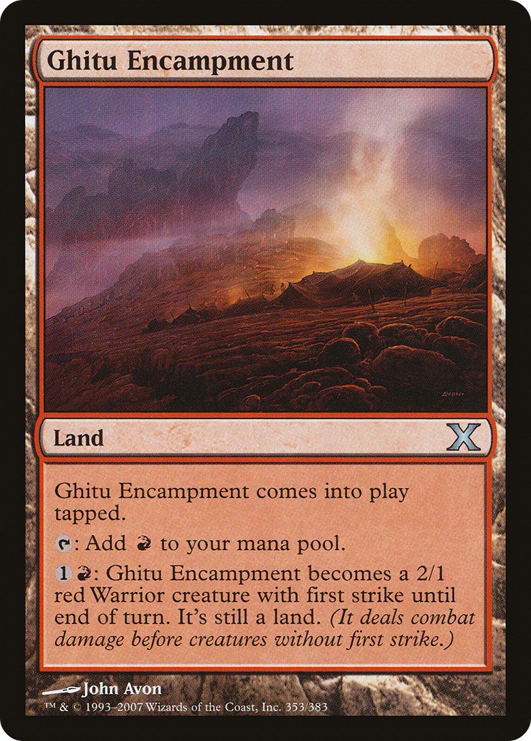 Ghitu Encampment (353) - Tenth Edition