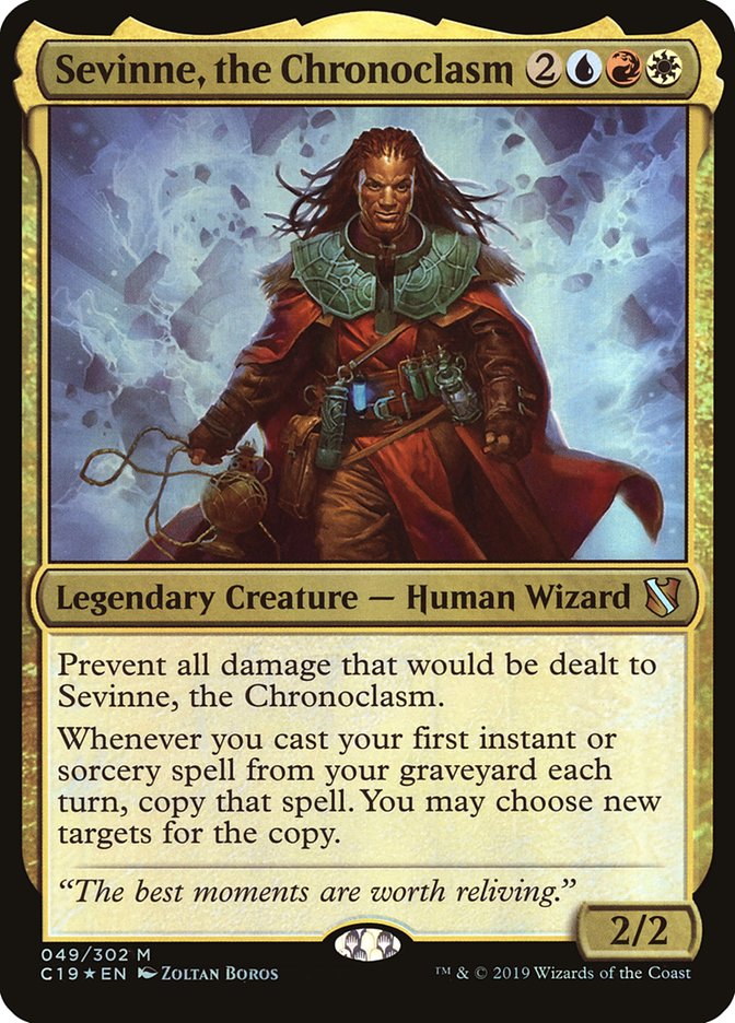 Sevinne, the Chronoclasm (Oversized) [Commander 2019 Oversized] | Silver Goblin