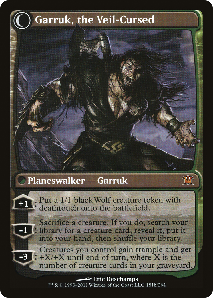 Garruk Relentless // Garruk, the Veil-Cursed (ISD-181) - The List