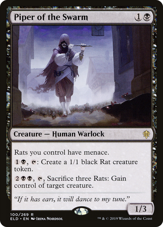 Piper of the Swarm (100) - Throne of Eldraine