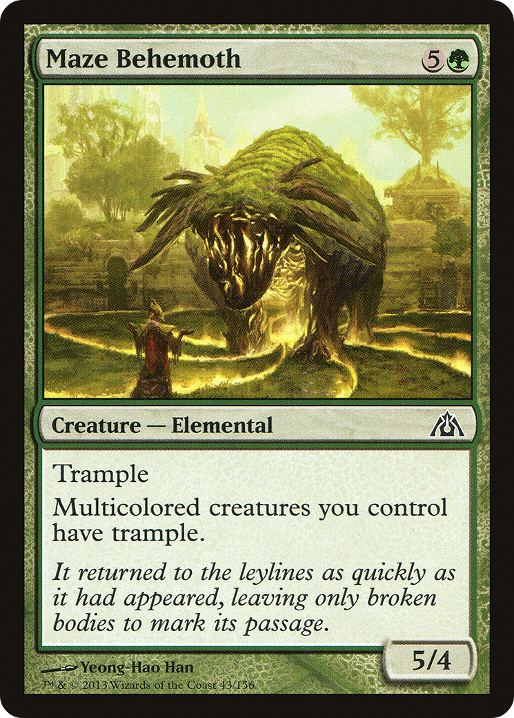 Maze Behemoth (043) Foil - Dragon's Maze
