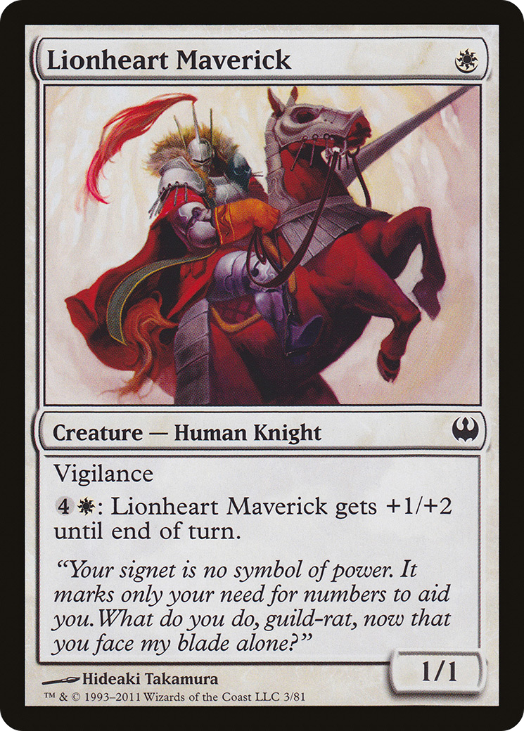 Lionheart Maverick (003) - Duel Decks: Knights vs. Dragons