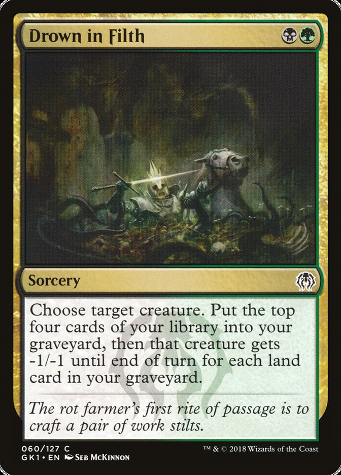 Drown in Filth [Guilds of Ravnica Guild Kit] | Silver Goblin