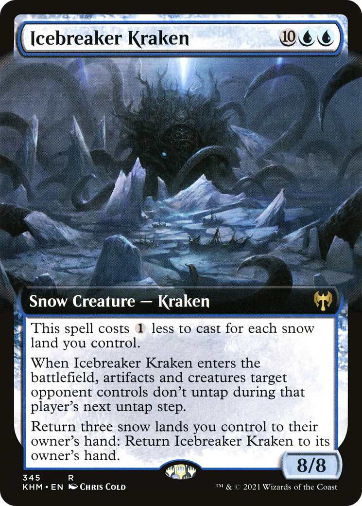 Icebreaker Kraken (Extended Art) (345) - Kaldheim