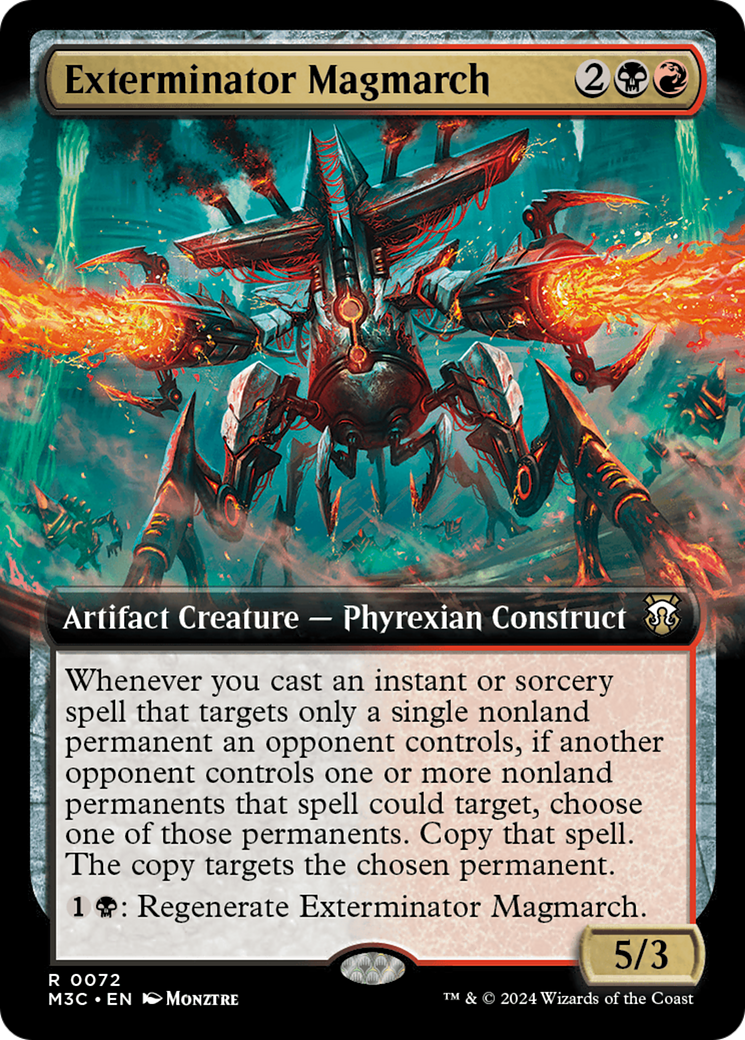 Exterminator Magmarch (Extended Art) [Modern Horizons 3 Commander] | Silver Goblin