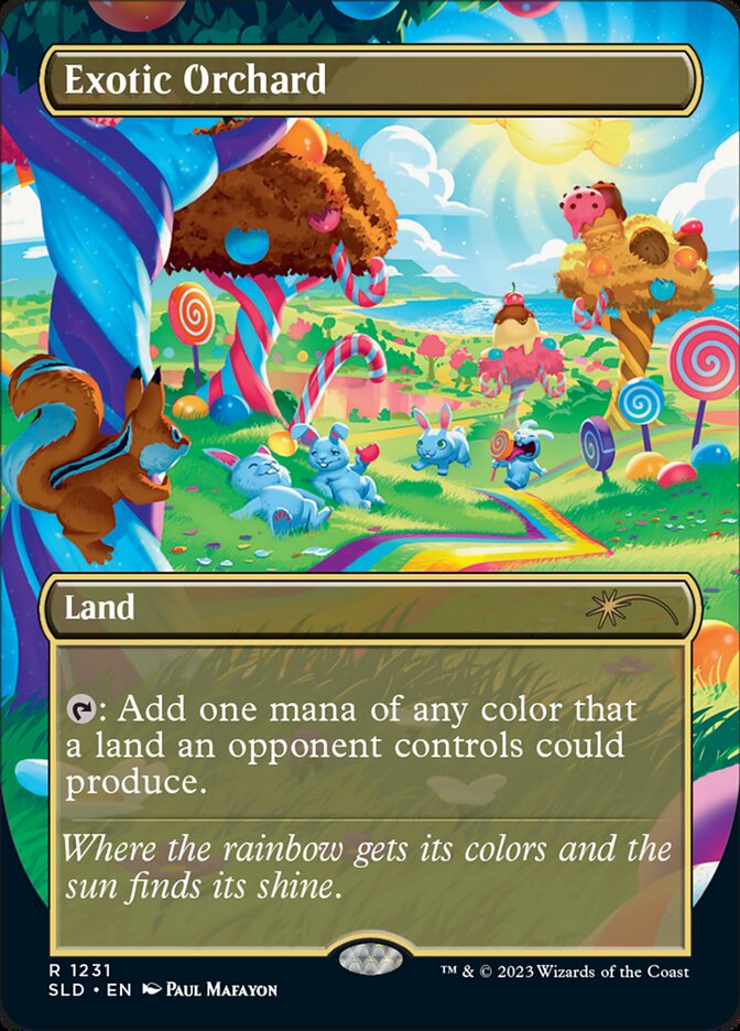 Exotic Orchard (Borderless) [Secret Lair Drop Series] | Silver Goblin