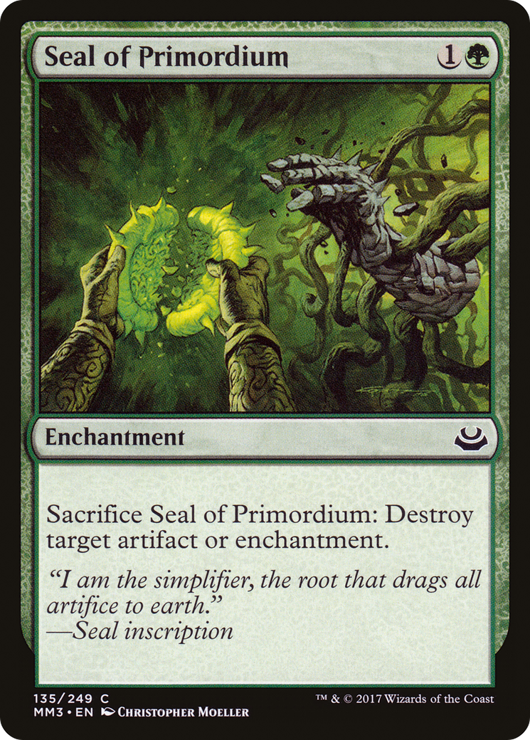 Seal of Primordium (135) Foil - Modern Masters 2017