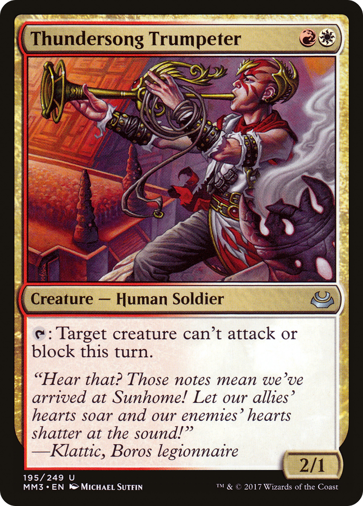 Thundersong Trumpeter (195) - Modern Masters 2017