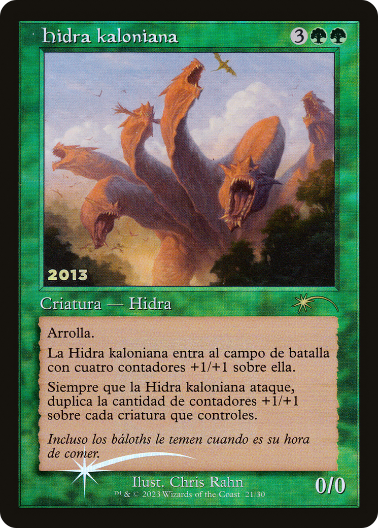 Kalonian Hydra (Retro) (021) Foil - 30th Anniversary Play Promos