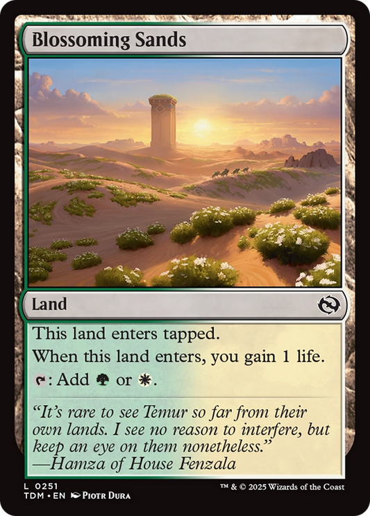 Blossoming Sands (251) Foil - Tarkir: Dragonstorm