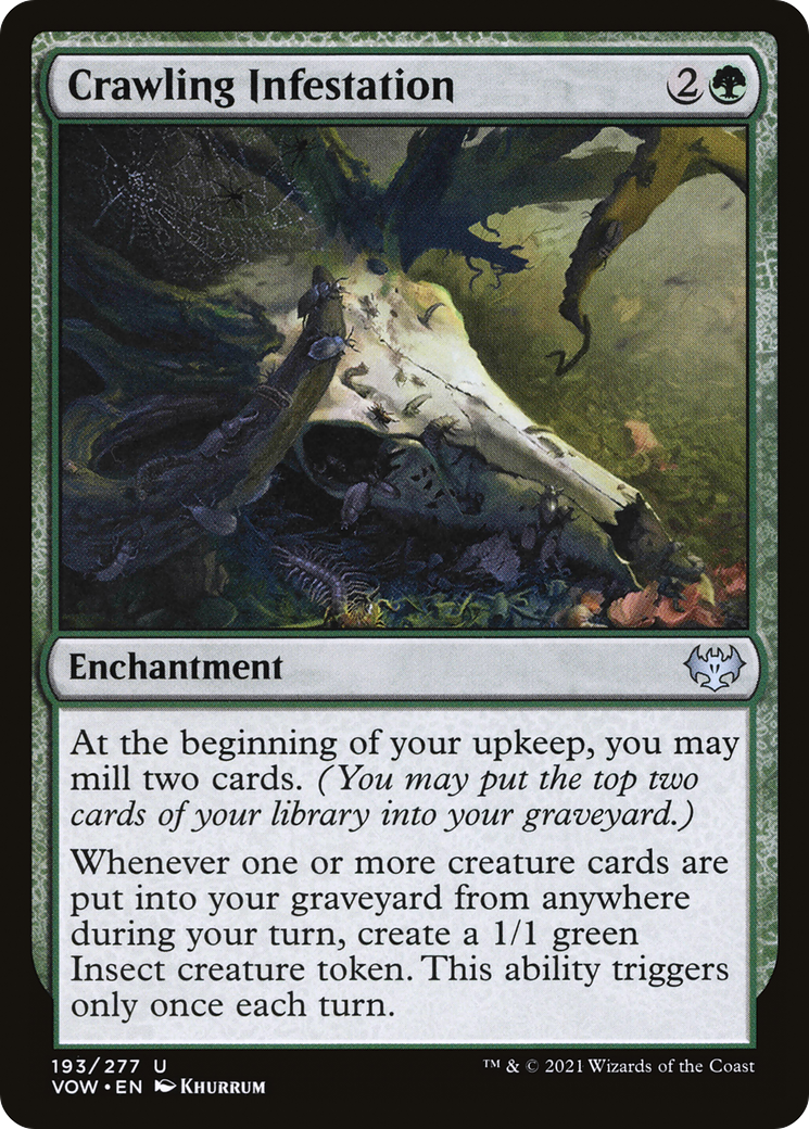 Crawling Infestation (193) Foil - Innistrad: Crimson Vow