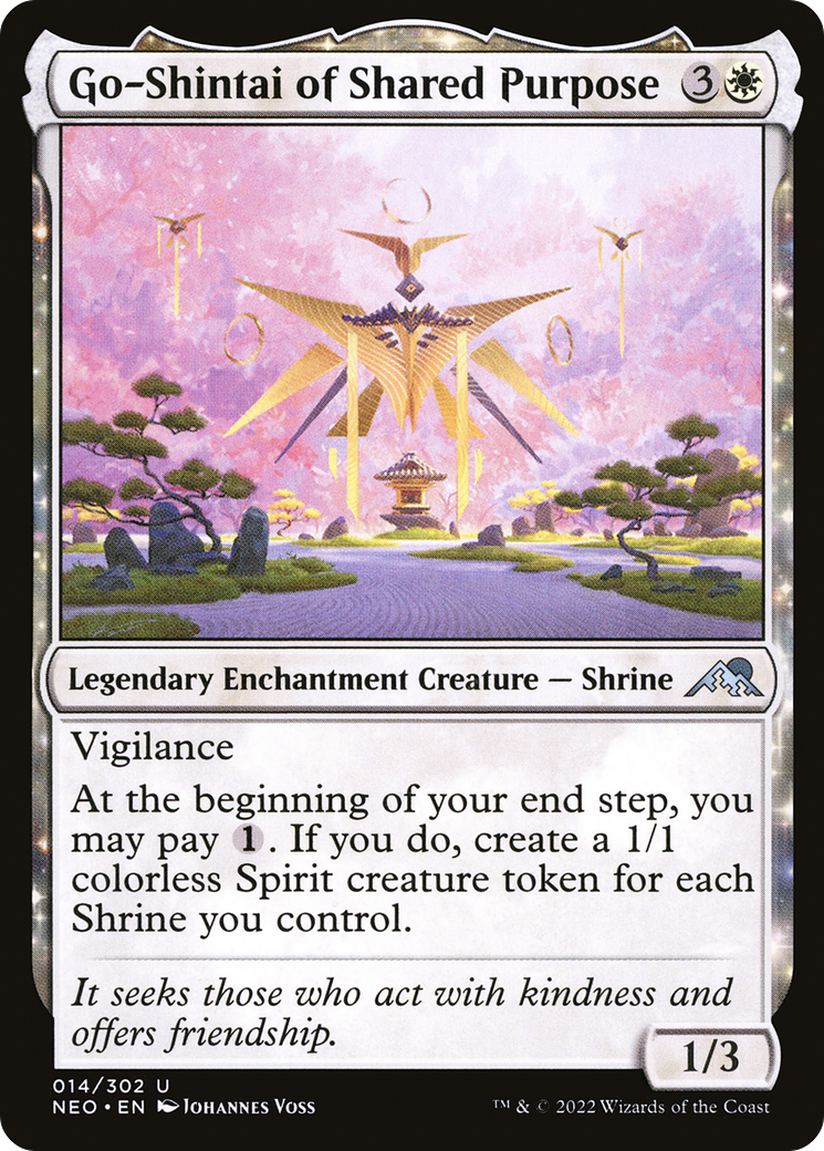 Go-Shintai of Shared Purpose [Kamigawa: Neon Dynasty] Foil