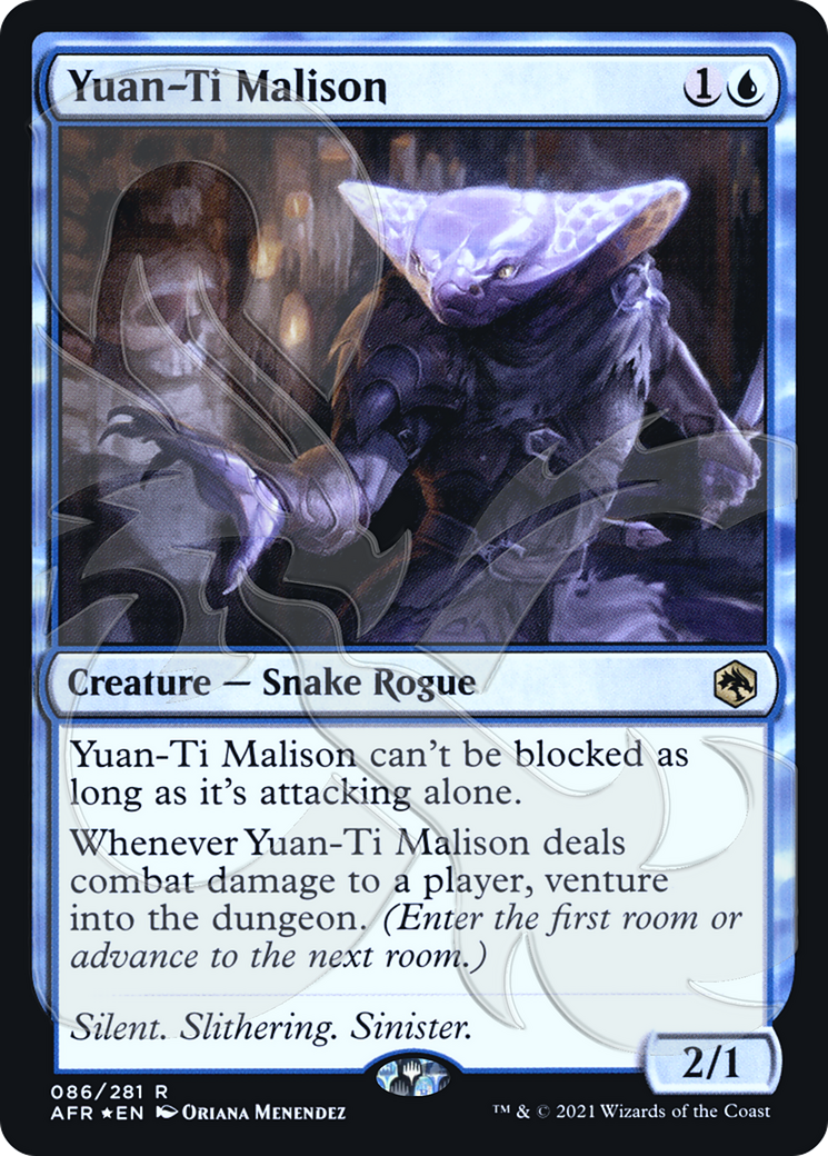 Yuan-Ti Malison (086) Foil - Adventures in the Forgotten Realms Promos