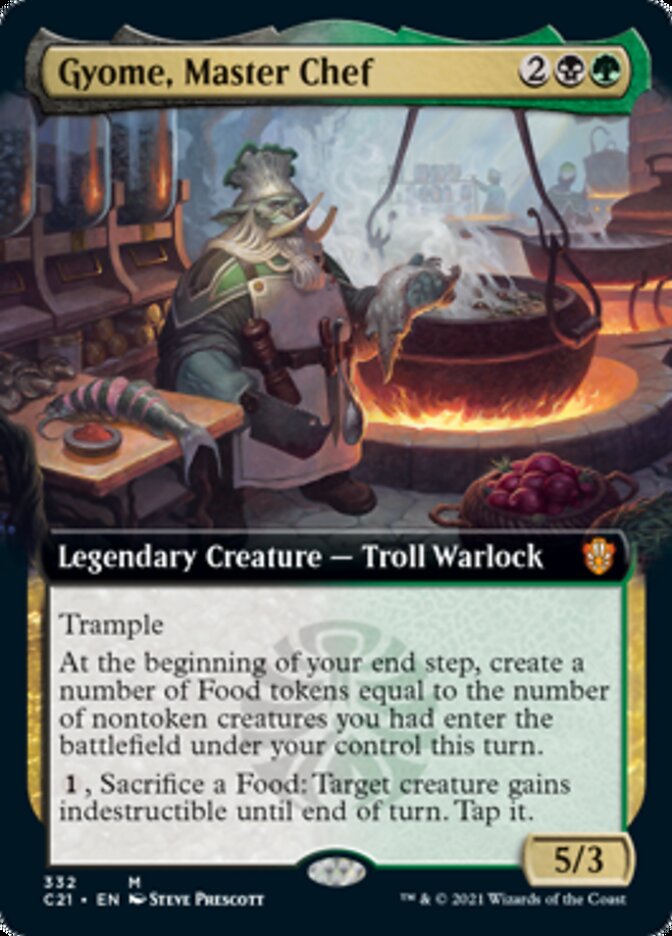 Gyome, Master Chef (Extended Art) [Commander 2021] | Silver Goblin