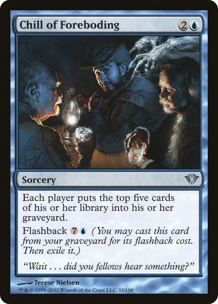 Chill of Foreboding (032) Foil - Dark Ascension