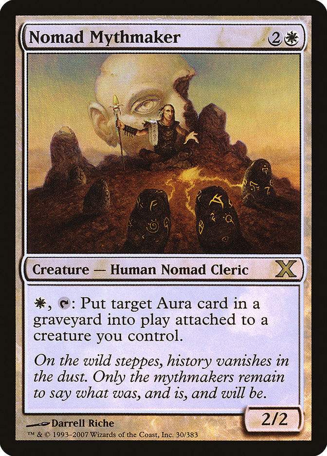 Nomad Mythmaker (Premium Foil) [Tenth Edition] | Silver Goblin