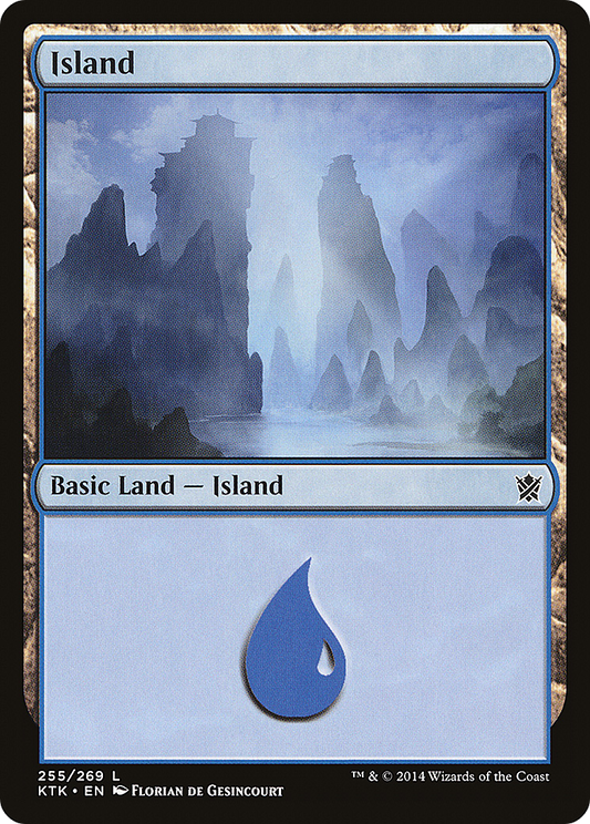 Island (255) [Khans of Tarkir] Foil