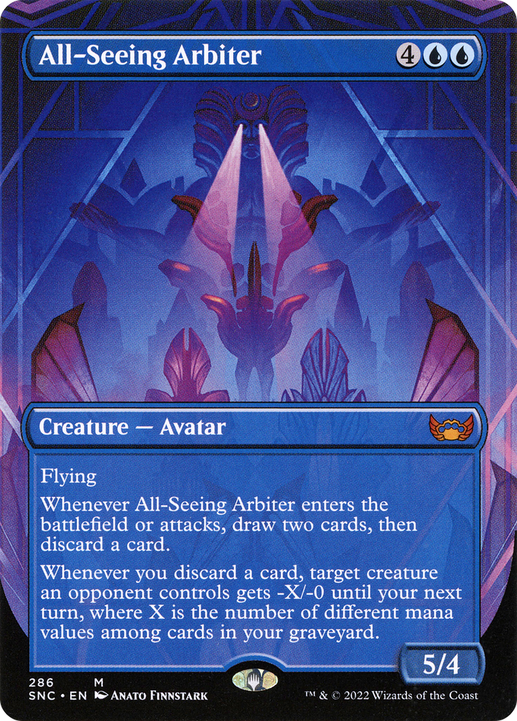 All-Seeing Arbiter (Borderless Alternate Art) [Streets of New Capenna] | Silver Goblin