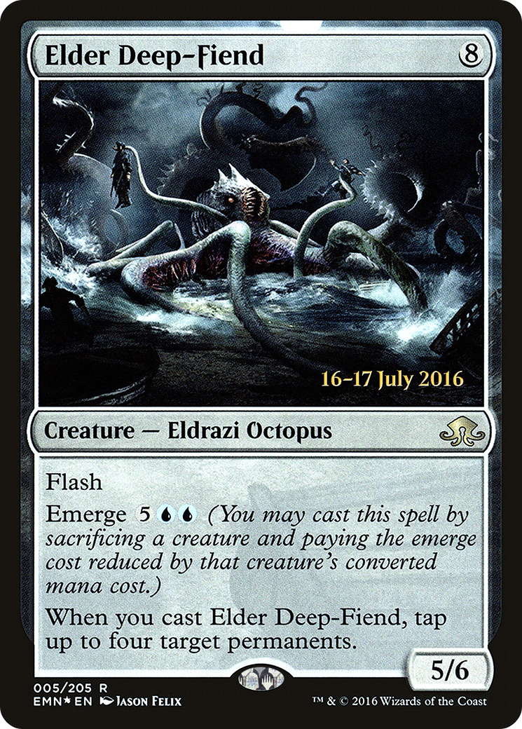 Elder Deep-Fiend (05s) Foil - Eldritch Moon Promos