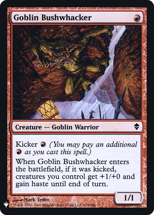 Goblin Bushwhacker (ZEN-125) Foil - The List