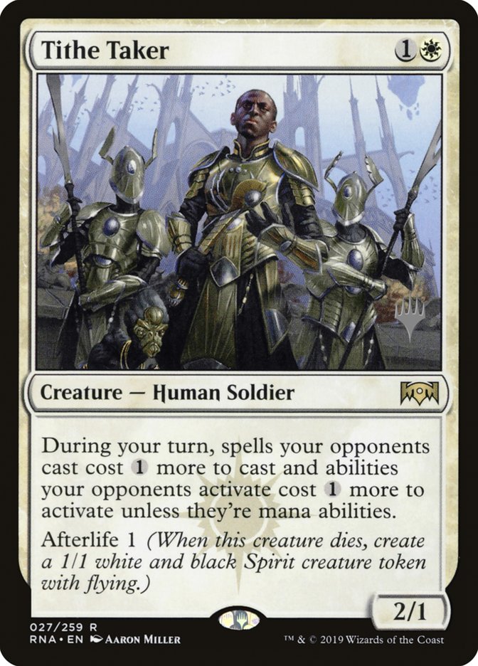 Tithe Taker (Promo Pack) [Ravnica Allegiance Promos] | Silver Goblin