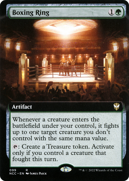 Boxing Ring (Extended Art) (099) Foil - New Capenna Commander