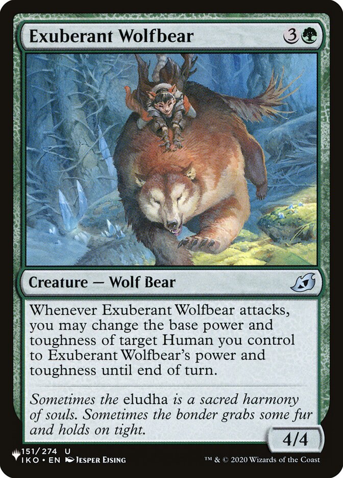 Exuberant Wolfbear [The List] | Silver Goblin