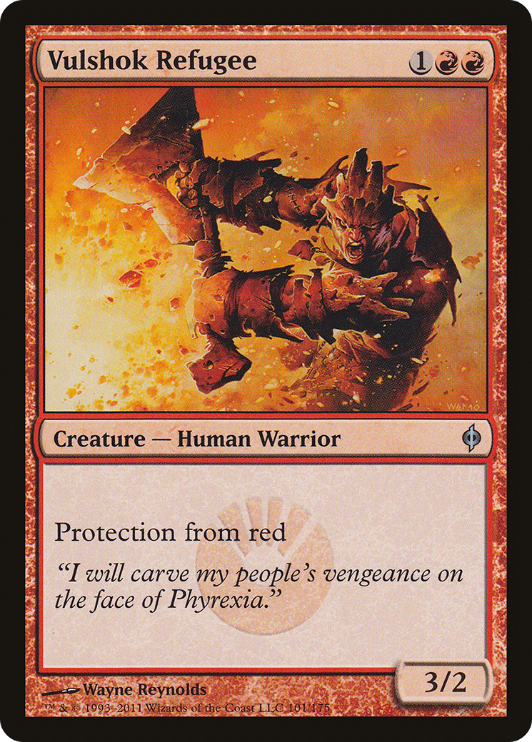Vulshok Refugee [New Phyrexia] Foil