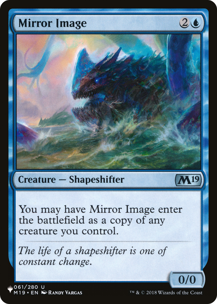 Mirror Image (M19-61) - The List