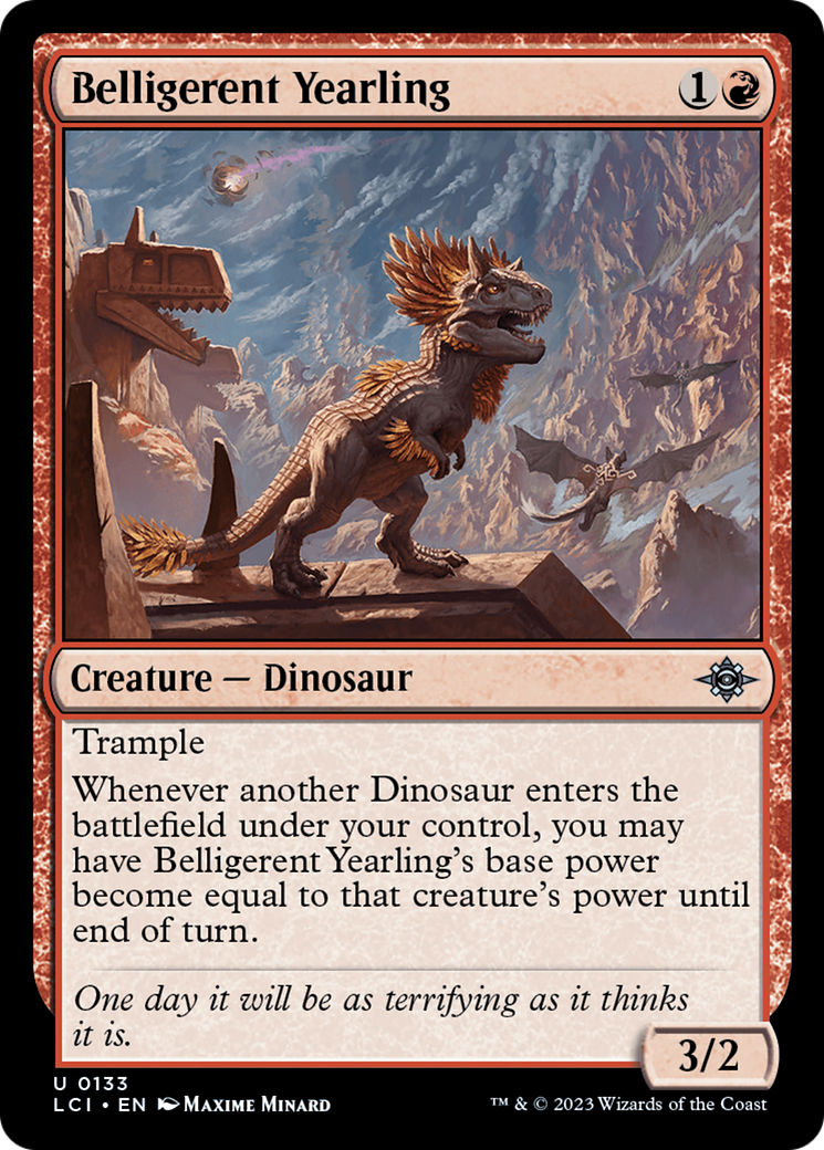 Belligerent Yearling (133) - The Lost Caverns of Ixalan
