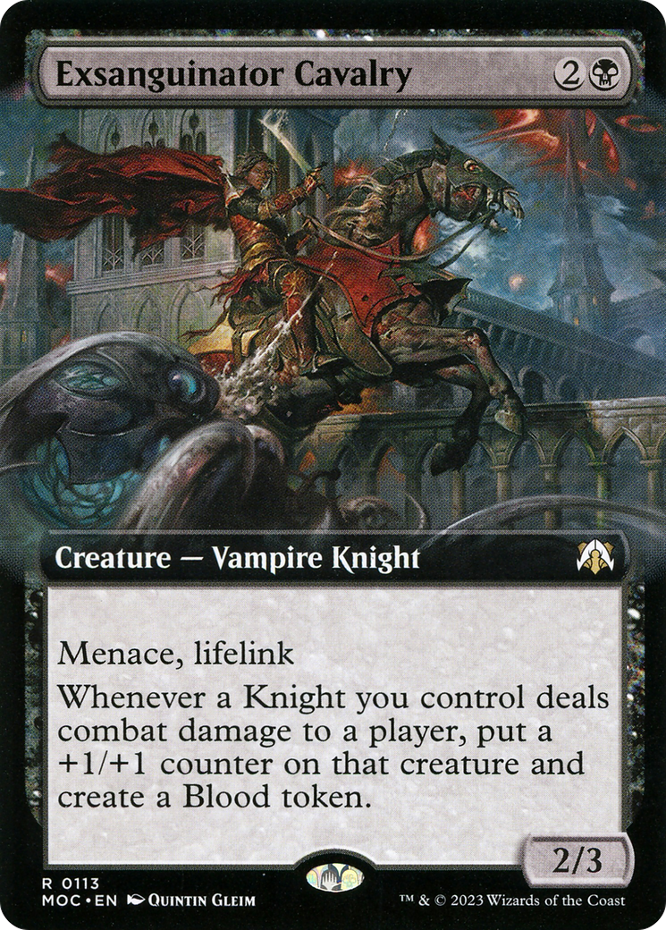 Exsanguinator Cavalry (Extended Art) (113) - March of the Machine Commander