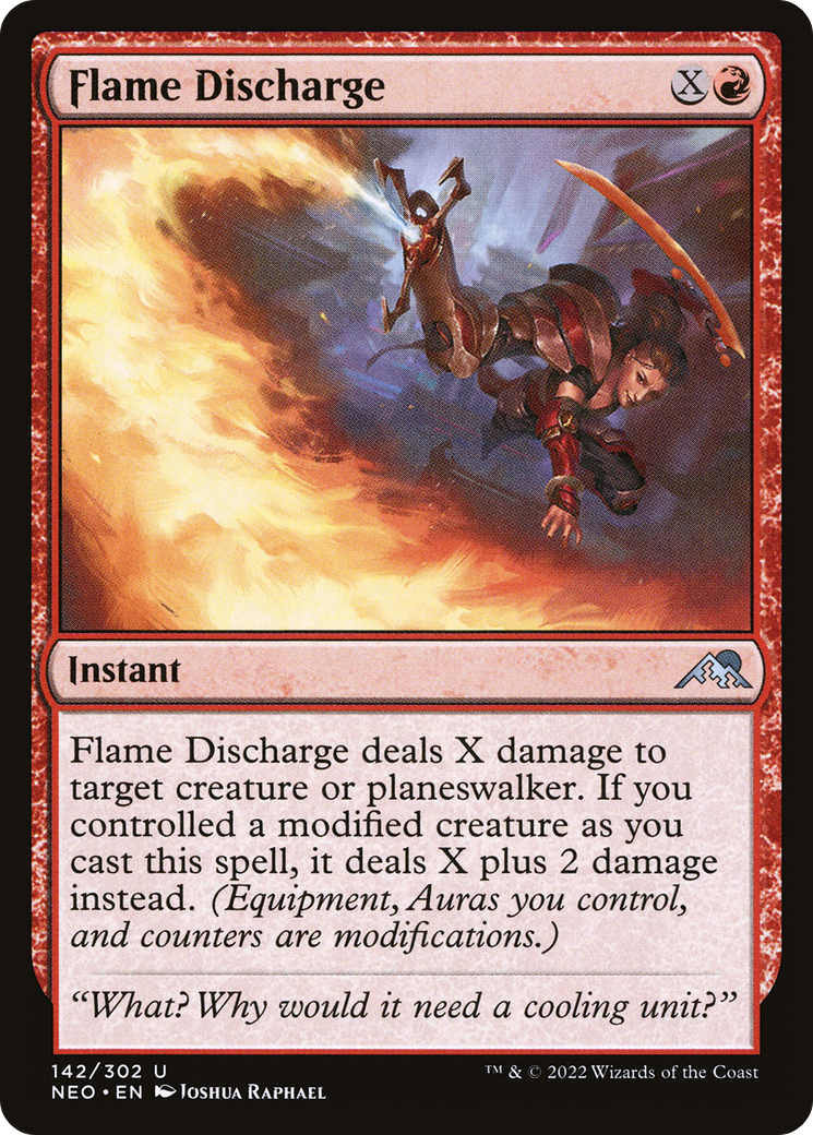 Flame Discharge (142) - Kamigawa: Neon Dynasty