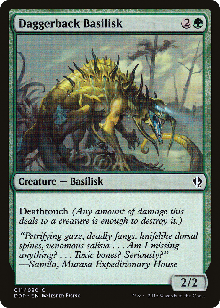 Daggerback Basilisk (011) - Duel Decks: Zendikar vs. Eldrazi