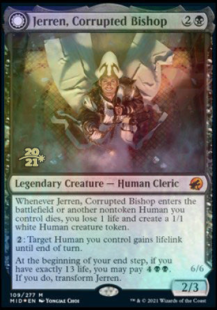 Jerren, Corrupted Bishop (109) Foil - Innistrad: Midnight Hunt Promos