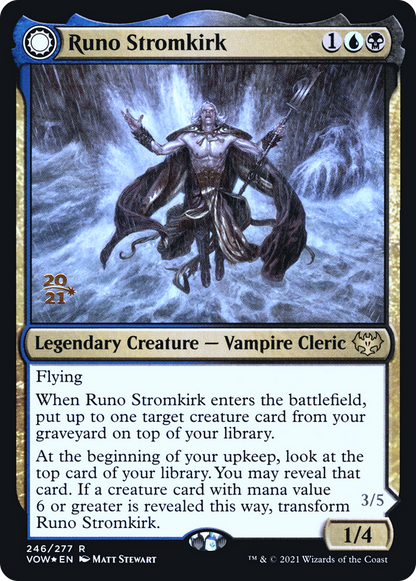 Runo Stromkirk // Krothuss, Lord of the Deep (246s) Foil - Innistrad: Crimson Vow Promos