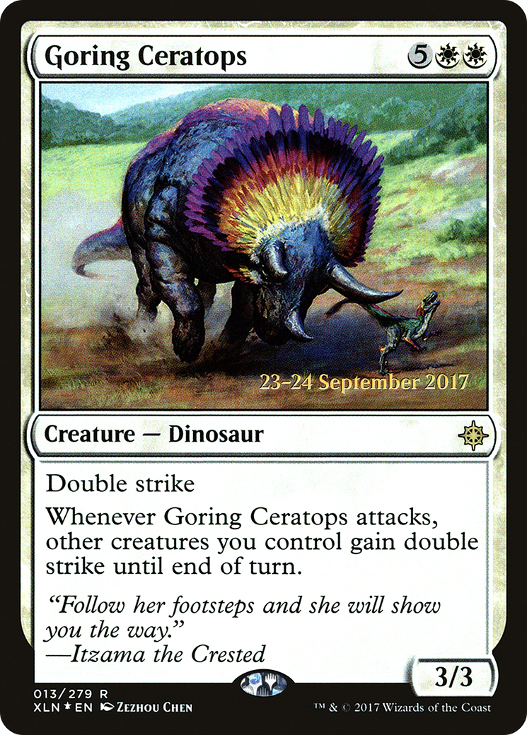 Goring Ceratops (013) Foil - Ixalan Promos