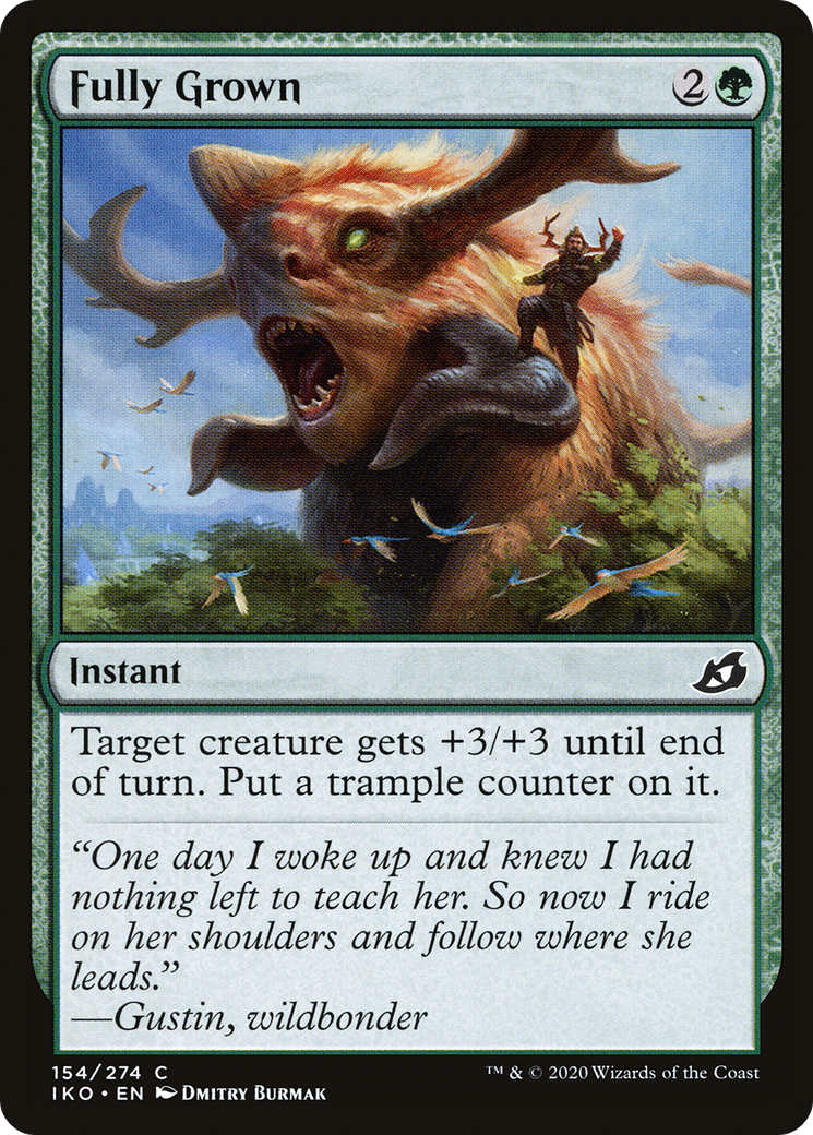 Fully Grown (154) Foil - Ikoria: Lair of Behemoths