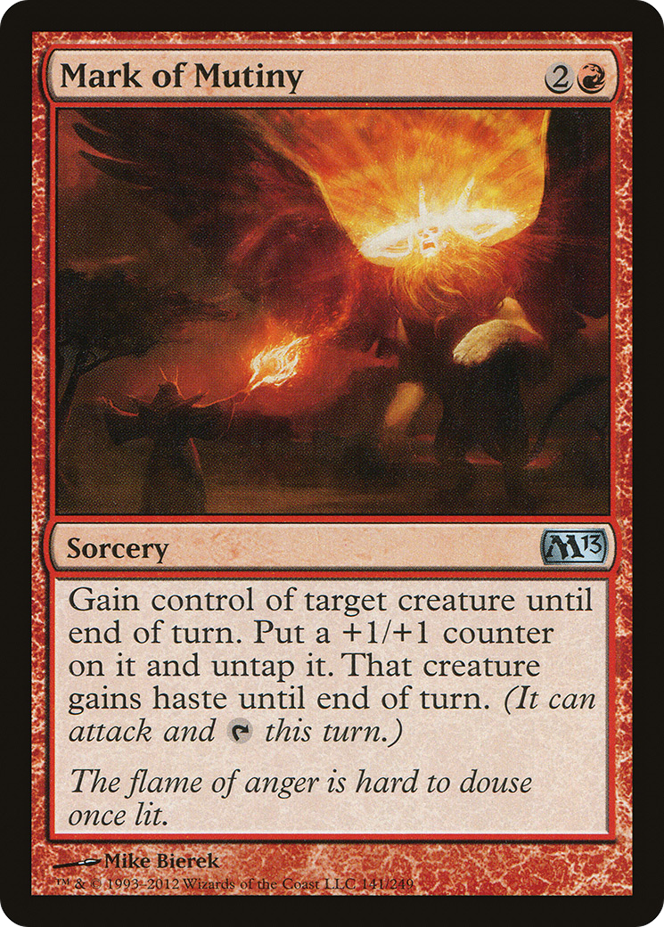 Mark of Mutiny (141) Foil - Magic 2013