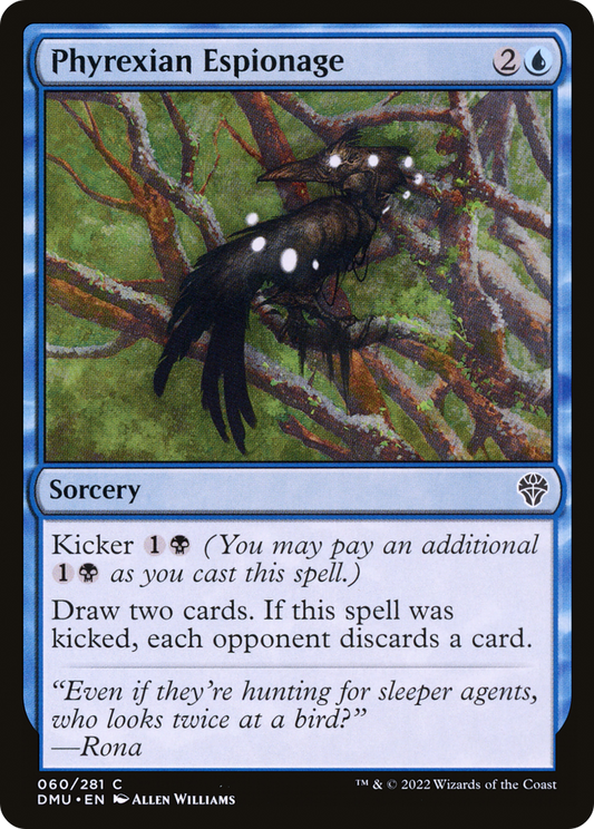 Phyrexian Espionage [Dominaria United] Foil
