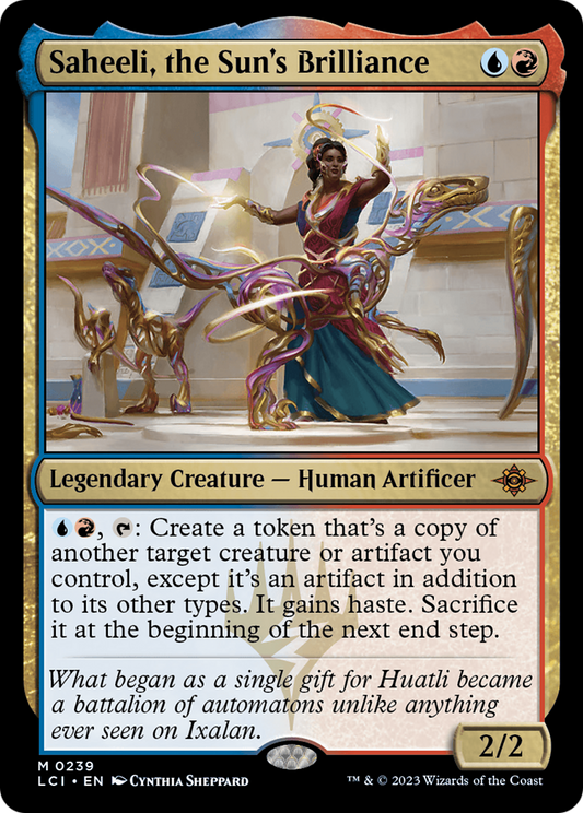 Saheeli, the Sun's Brilliance [The Lost Caverns of Ixalan] Foil