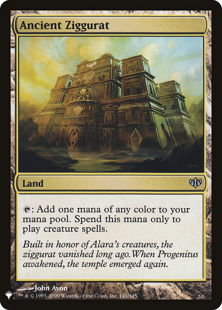Ancient Ziggurat (CON-141) - The List